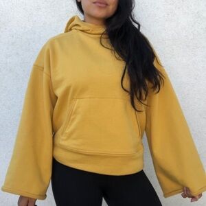 ALO Yoga Low Key Hoodie Tuscan Sun Small